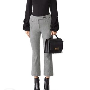 Derek Lam 10 Crosby Gingham Cropped Pants 🖤🤍